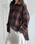 Flanell Karobluse, 3 Farben