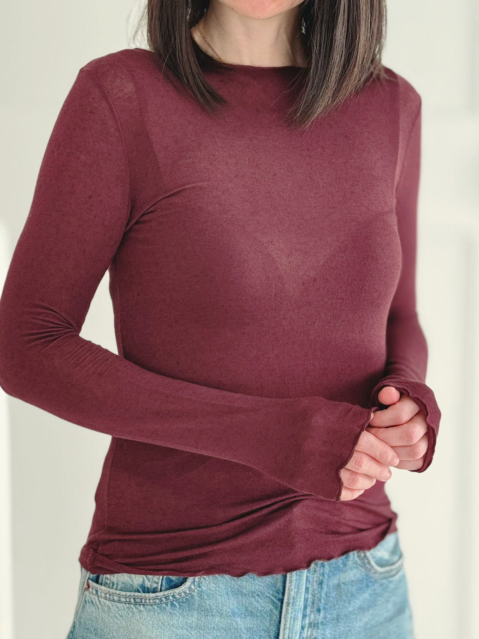 Cashmere Longsleeves, Beere