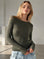 Cashmere Longsleeves, Khaki