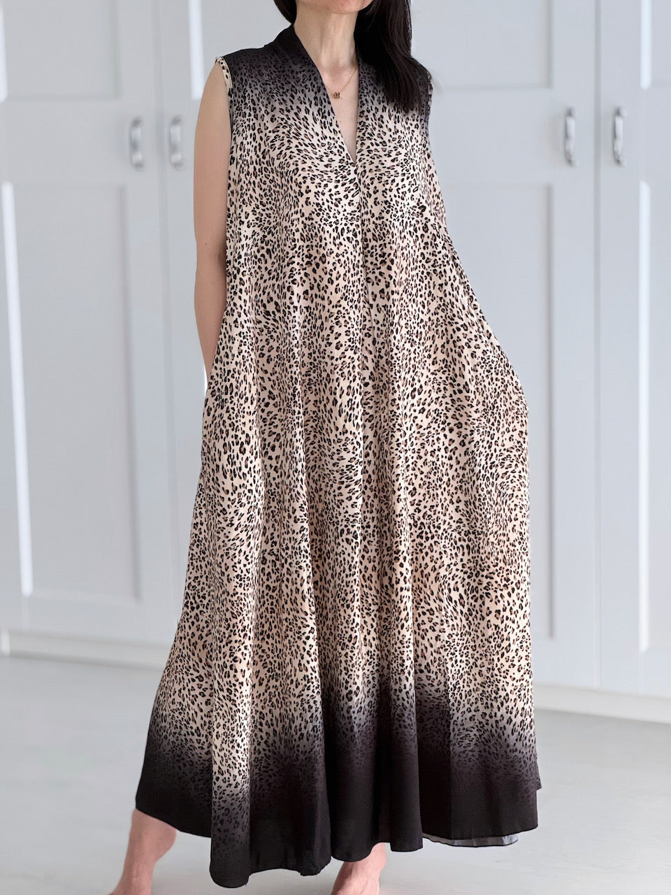 Sommer-Maxikleid, Leo, 3 Farben