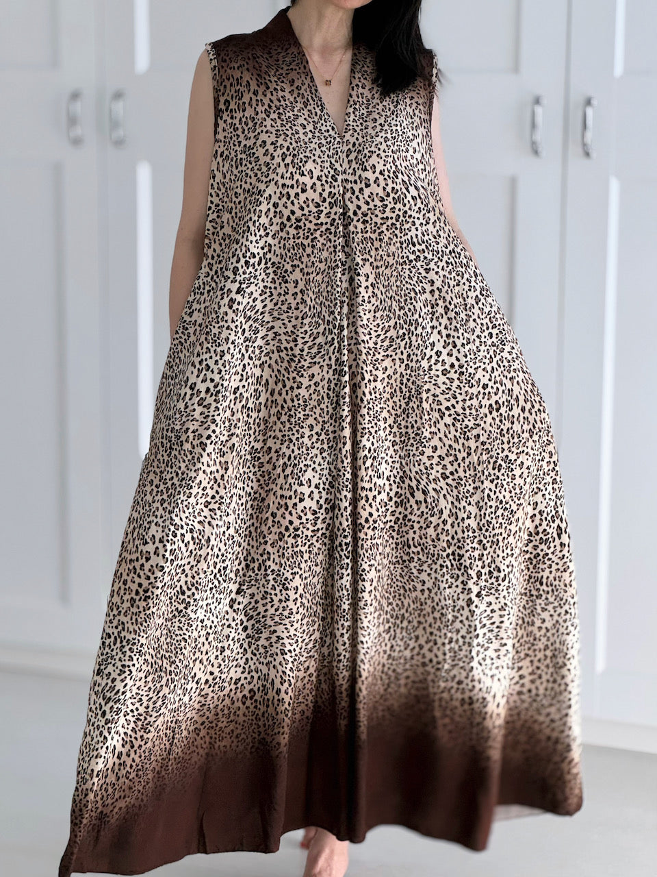 Sommer-Maxikleid, Leo, 3 Farben