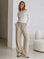 Leo Baumwollhose, Taupe-Beige