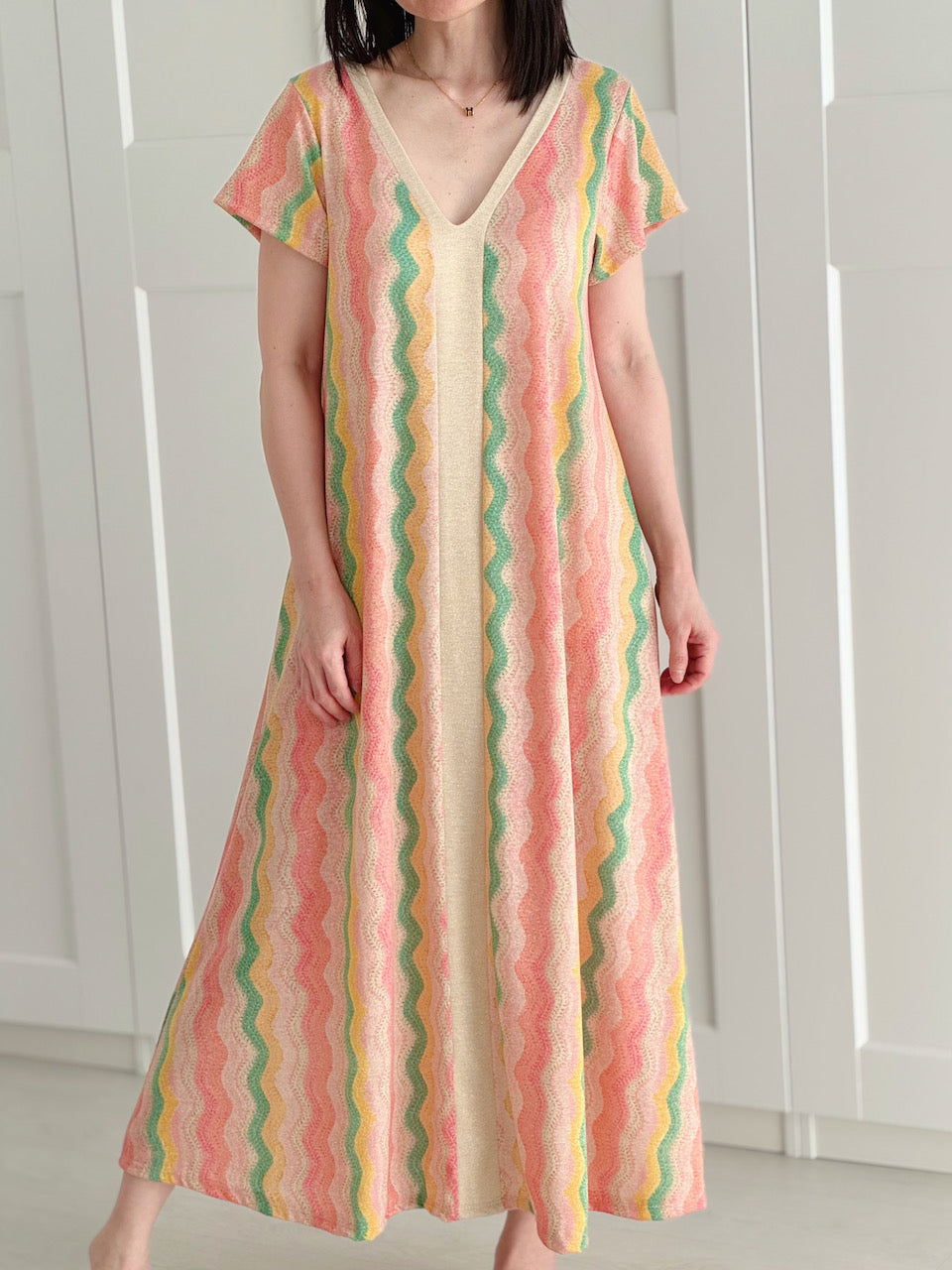 Sommerkleid, Farbwelle, 2 Farben