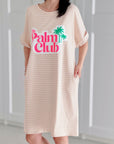 T-Shirt-Kleid, Palm Club, Beige