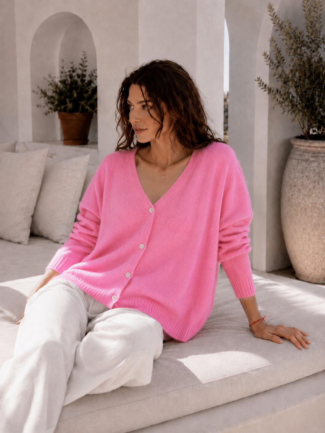 Strickjacke, Alpaka, 10+ Farben