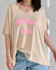 Glitzer-T-Shirt, Atelier Club