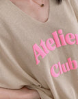 Glitzer-T-Shirt, Atelier Club