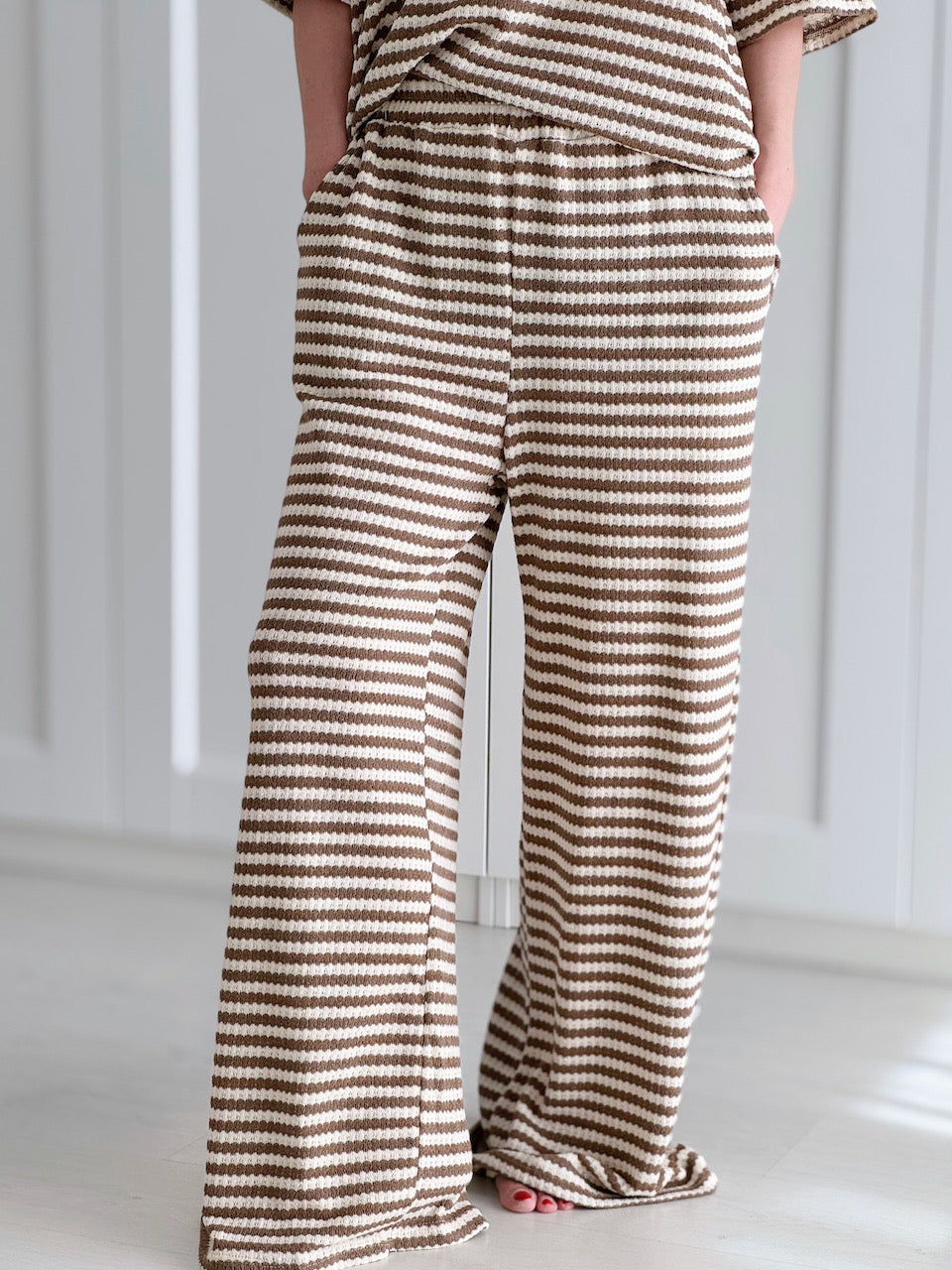 Strickhose, Streifen, 3 Farben