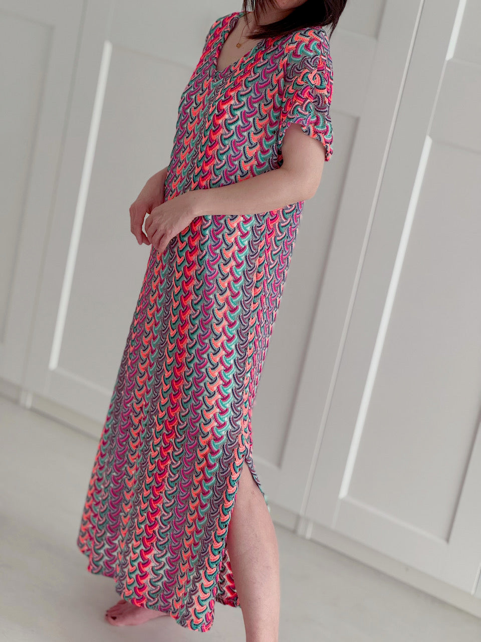 Boho Häkelkleid, 3 Farben