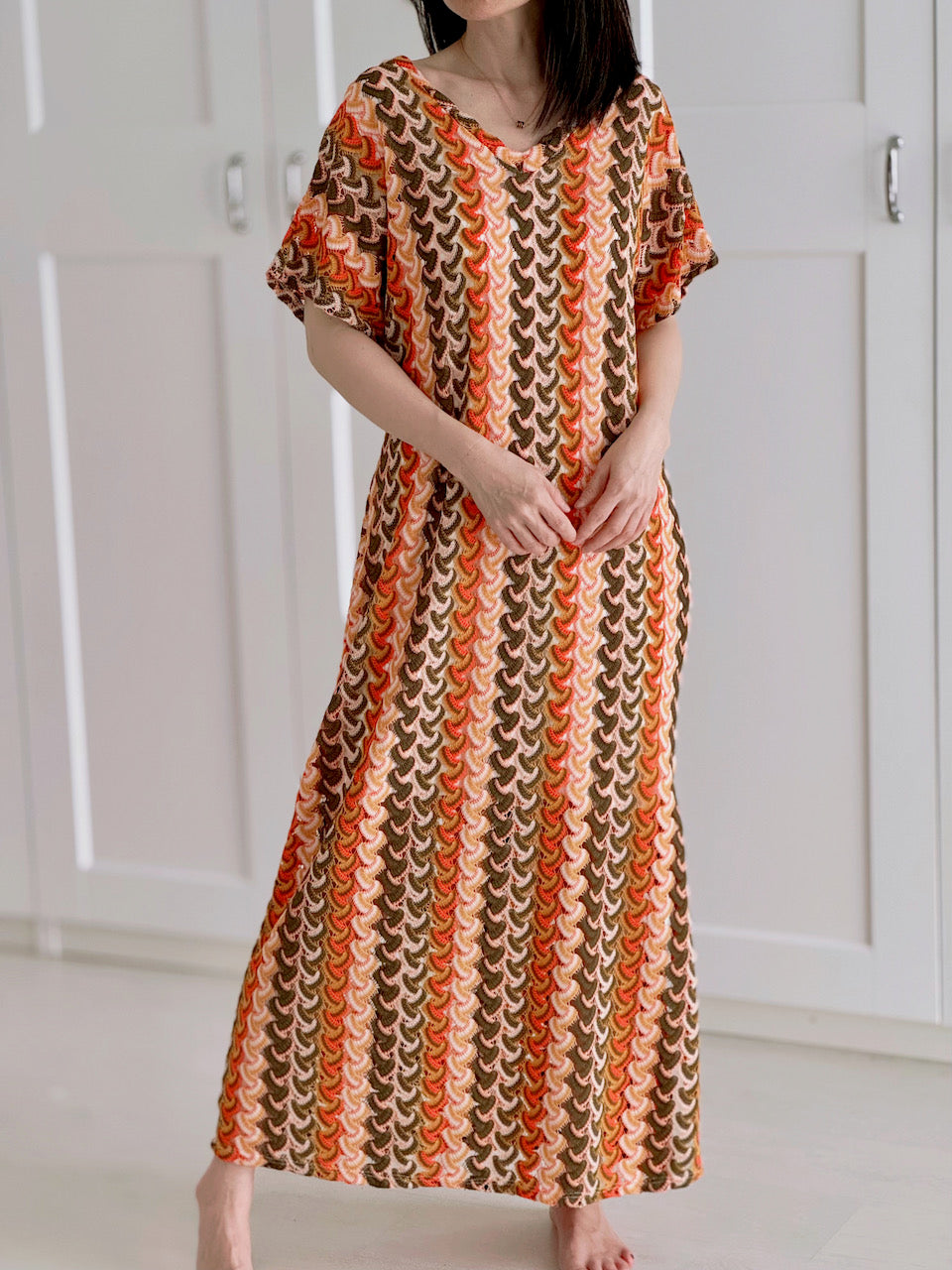 Boho Häkelkleid, 3 Farben