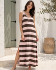 Sommerkleid, Blockstreifen, 4 Farben