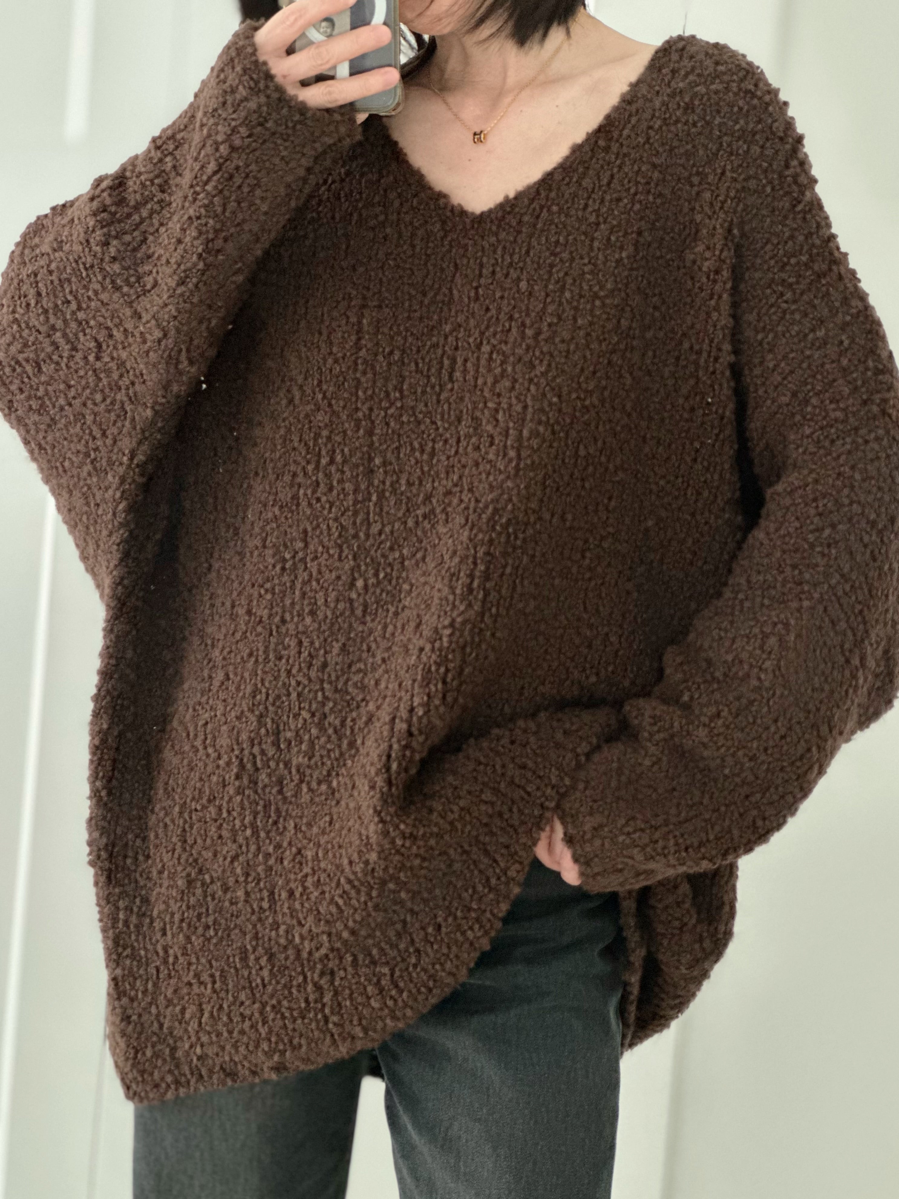 Bouclé Pullover, 5 Farben