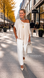 Oversize Pullunder, Mohair, Knopfdetail, Beige