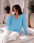 Strickjacke, Alpaka, 10+ Farben