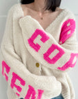 Strickjacke, Copenhagen, Flauschi, 4 Farben