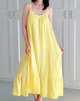 Musselin Sommerkleid, 4 Farben
