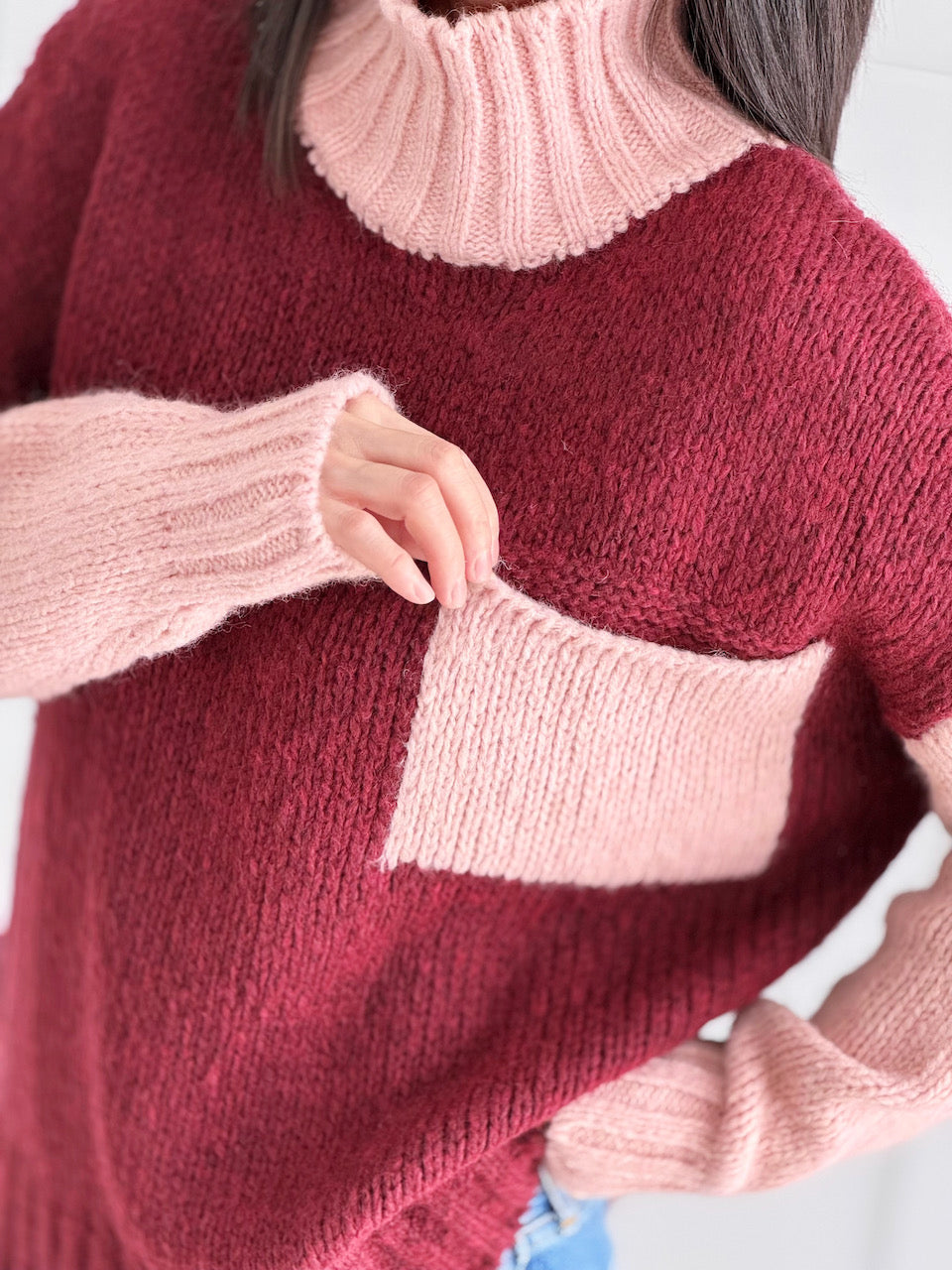 Pullover, Color Pocket, 3 Farben