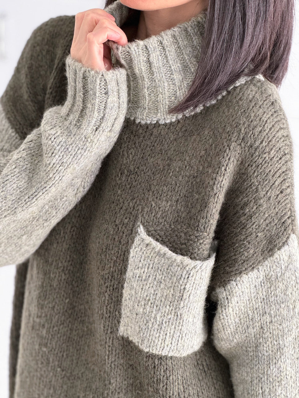 Pullover, Color Pocket, 3 Farben