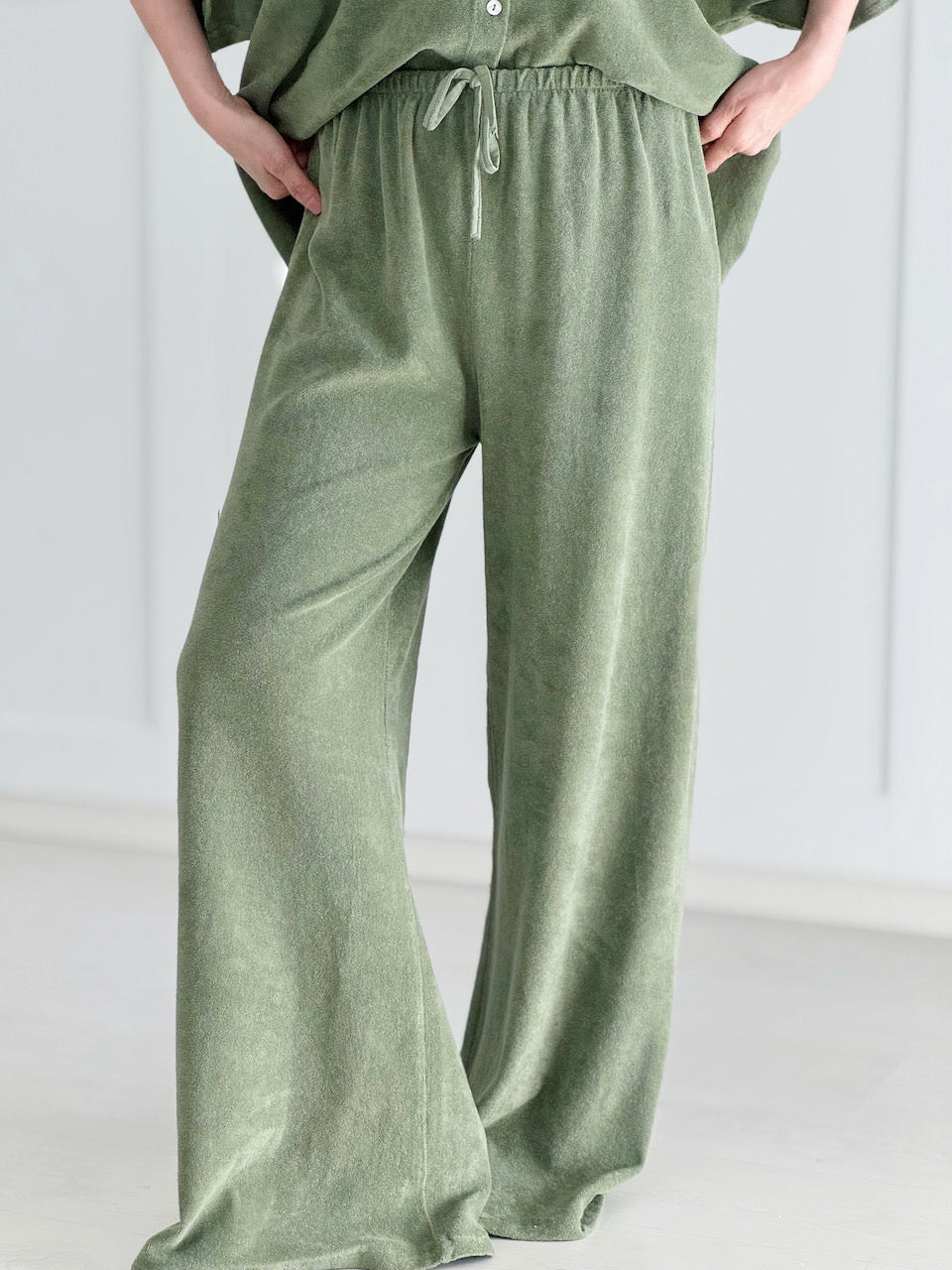 Frottee-Hose, 4 Farben
