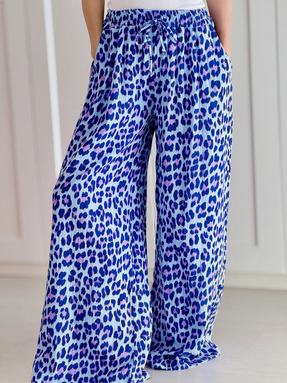 Musselin Hose, Wild-Leo, Lavendel