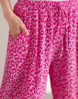 Musselin Hose, Leo, Hotpink