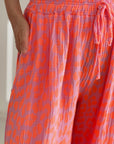 Musselin Hose, Wild-Leo, Neon-Orange