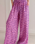 Musselin Hose, Wild-Leo, Violett-Rosa