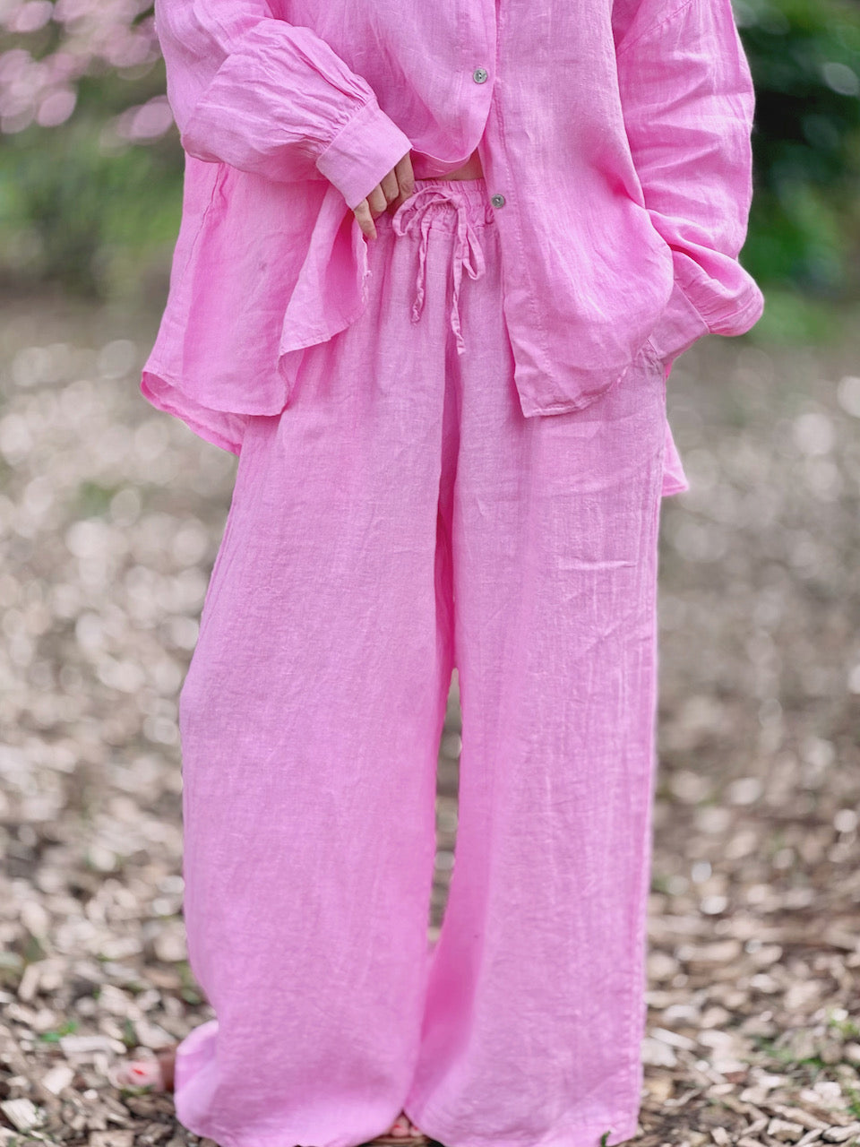 Leinen Hose, 4 Farben