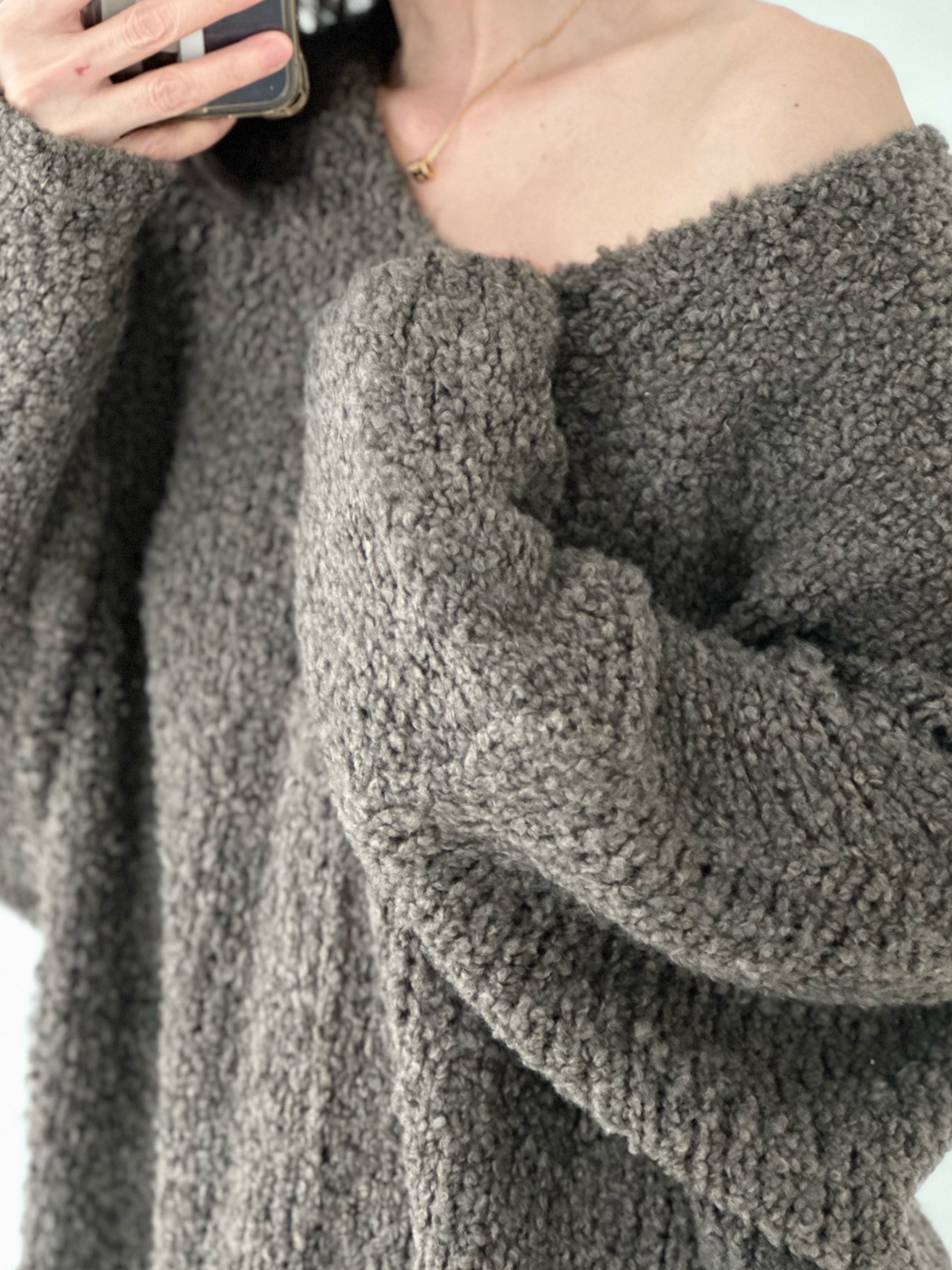 Bouclé Pullover, 5 Farben