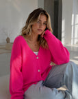 Strickjacke, Alpaka, 20+ Farben