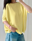 Strickpullover, Rundhalsausschnitt, 3/4, Ärmel, 4 Farben