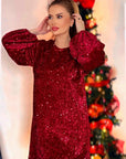 Pailletten-Dress, 5 Farben