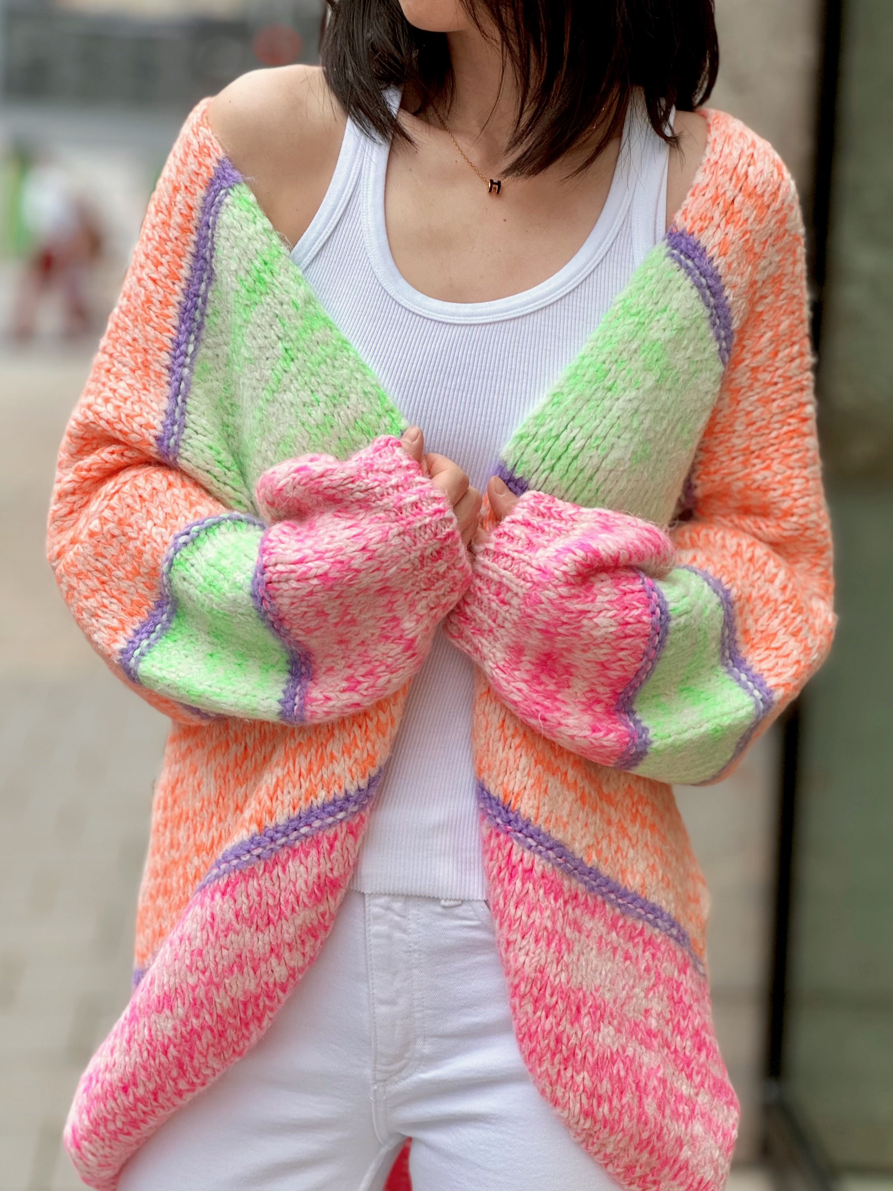 Strickjacke, Candy