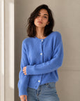 Strickjacke, Mohair, Jeans