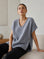 Oversize Pullunder, Mohair, Knopfdetail, Grau