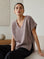 Oversize Pullunder, Mohair, Knopfdetail, Taupe