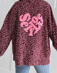 Sweatshirt, Leo, 3D-SelfLove, Bordeaux