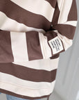 Sweatshirt, Perfect Life, Blockstreifen, 4 Farben