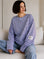 Sweatshirt, Perfect Life, Streifen, Blau