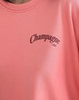 Sweatshirt, Champagne Club, Korallrosa