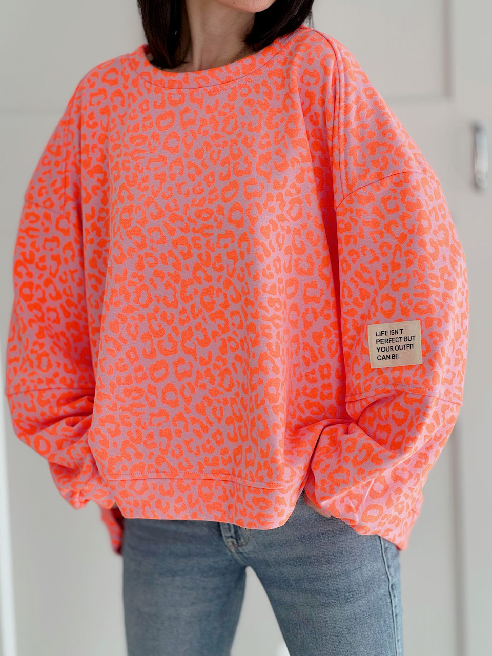 Sweatshirt, Perfect Life, Leo, Neon