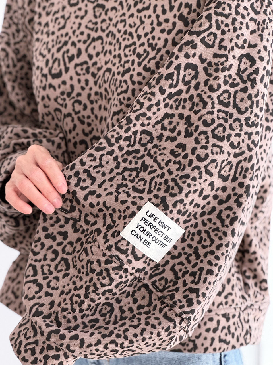 Sweatshirt, Perfect Life, Leo, Camel