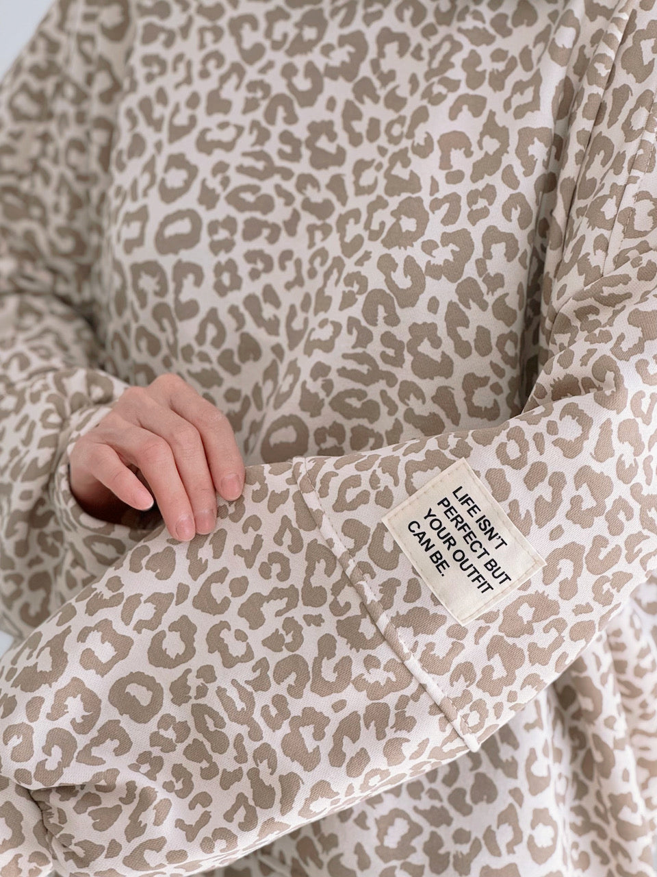 Sweatshirt, Perfect Life, Leo, Taupe