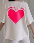 Sweat-T-Shirt, Summer of Love, 3 Farben