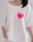 Sweat-T-Shirt, Summer of Love, 3 Farben
