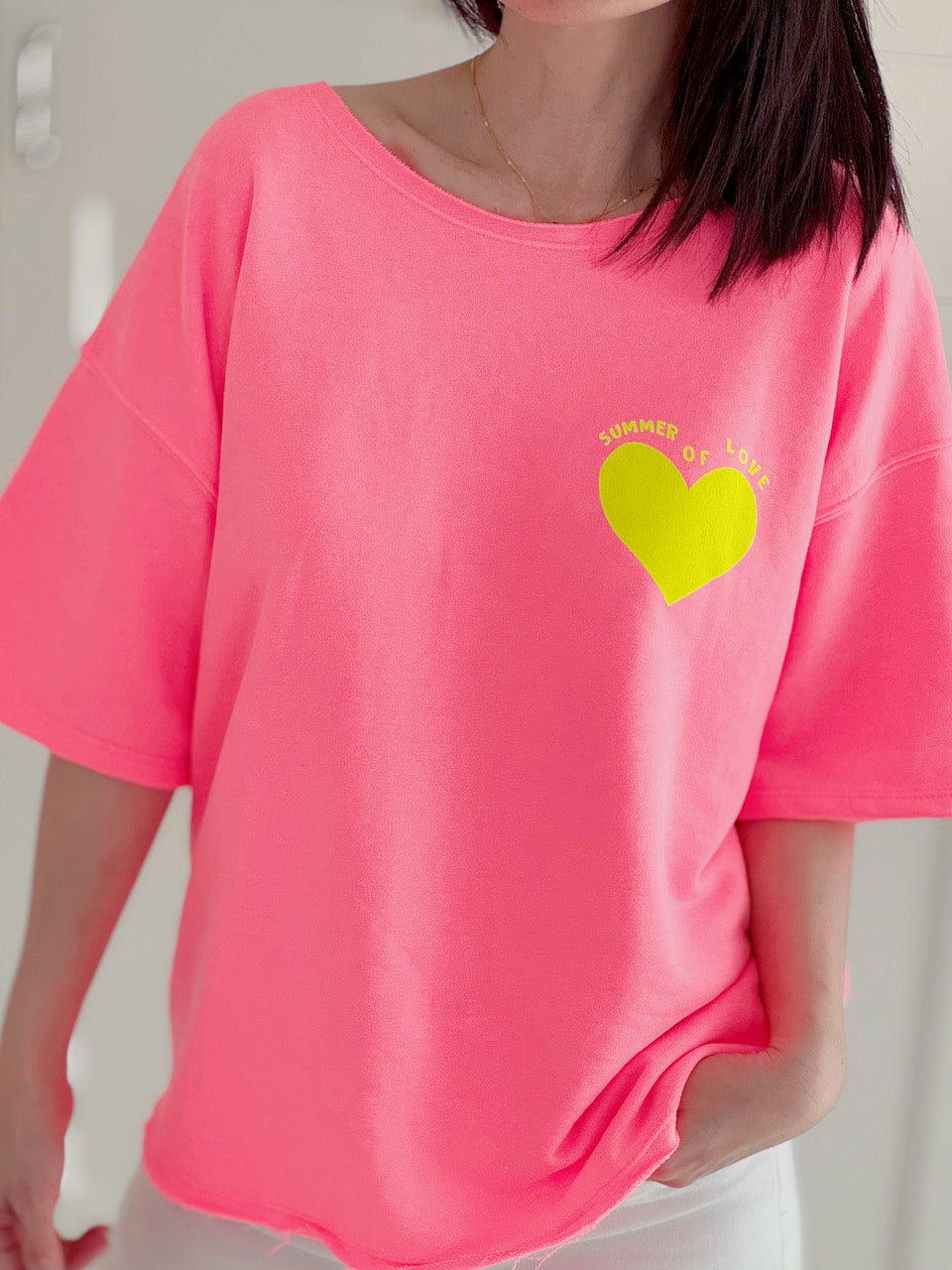 Sweat-T-Shirt, Summer of Love, 3 Farben