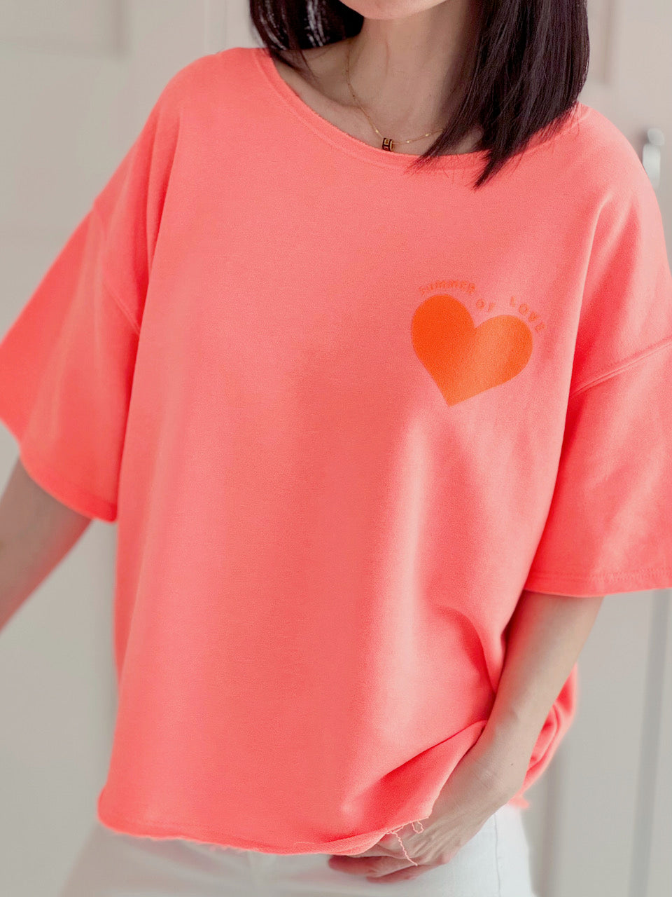 Sweat-T-Shirt, Summer of Love, 3 Farben