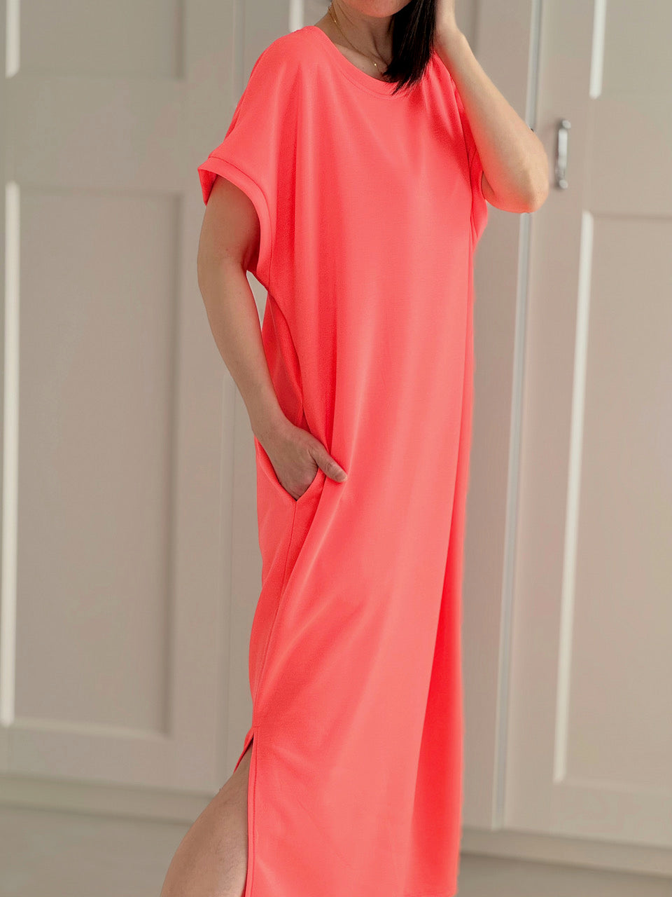 T-Shirt-Kleid, Neon, 3 Farben