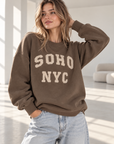 Sweatshirt, SOHO, Braun