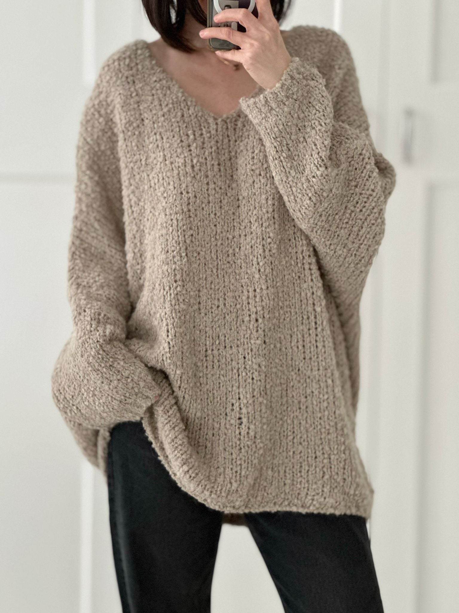 Bouclé Pullover, 5 Farben